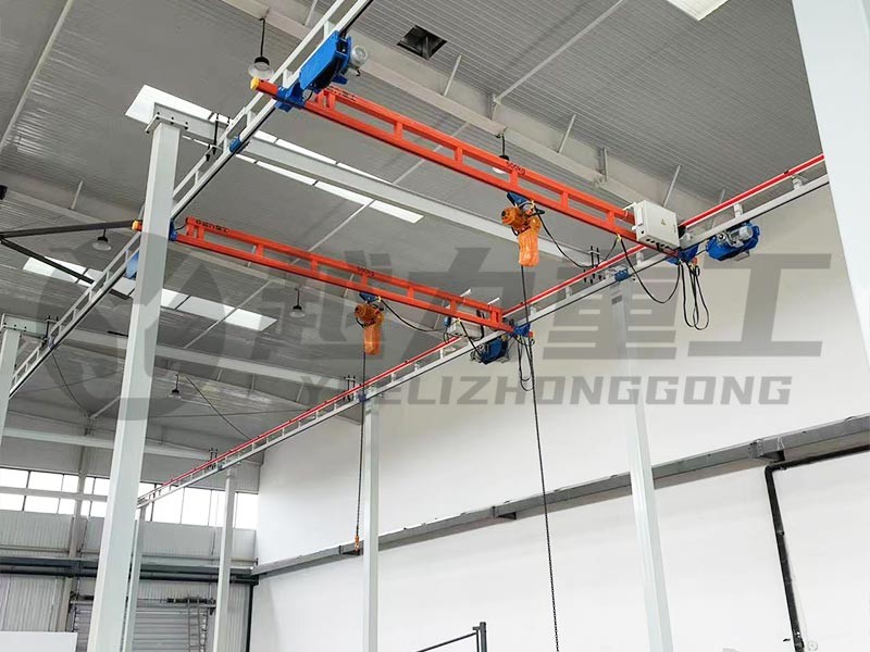发动机缸体缸盖下线吊装方案：KBK刚性轨道与专用吊具配置要点